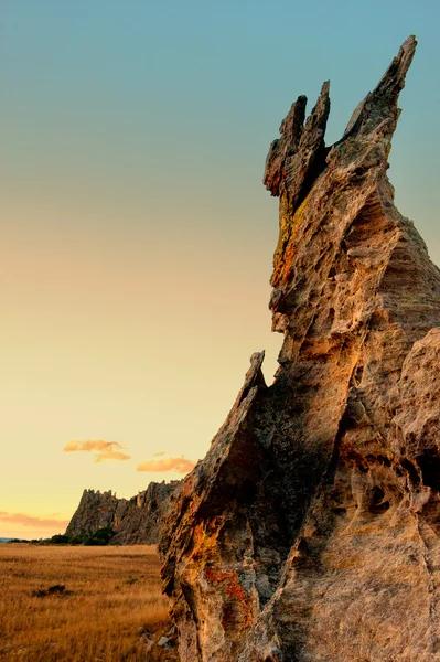 Frumos munte la apus de soare — Fotografie, imagine de stoc
