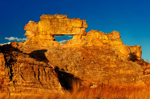 Madagascar rock with a hole — Stock Photo, Image