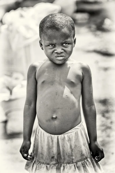 Pequena menina Benin — Fotografia de Stock