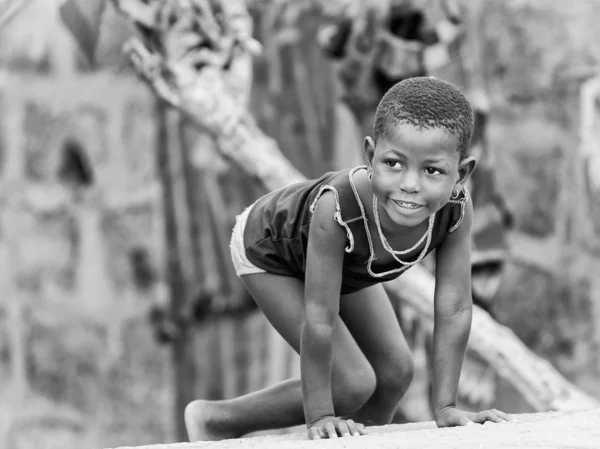 Young spotsman from Benin — Stock Photo, Image