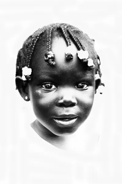 Портрет маленького мальчика Бенина — стоковое фото