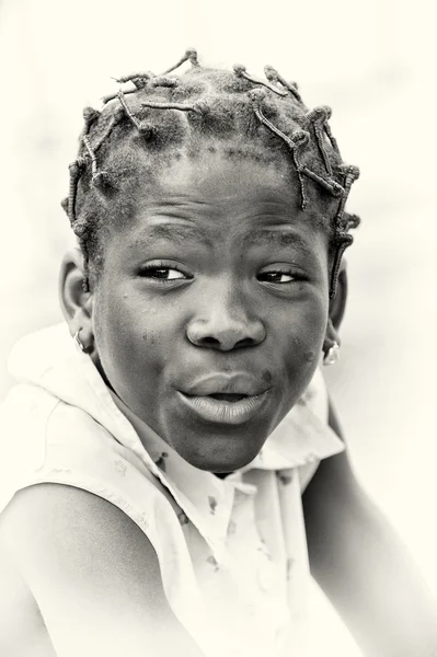 Retrato de un niño de Benín — Foto de Stock