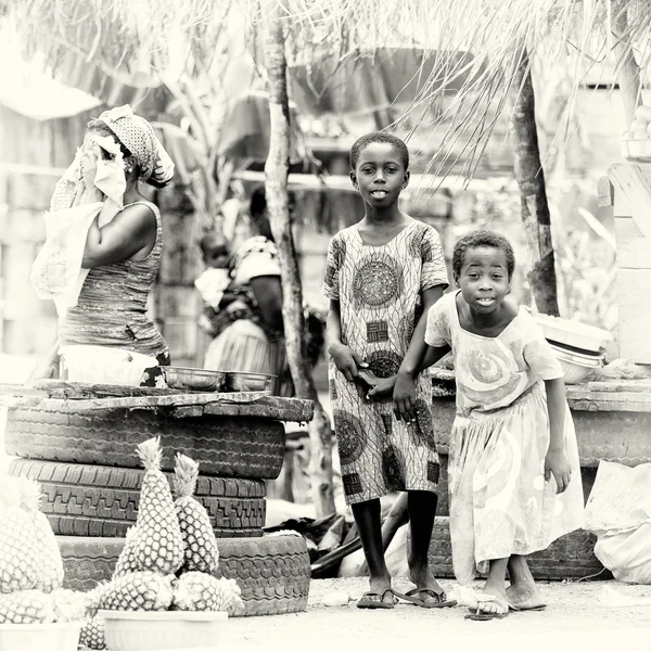 Ганайский рынок — стоковое фото