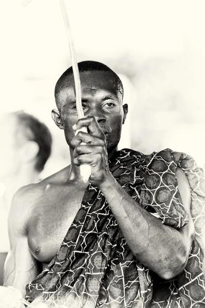 Een andere Ghanese drummer — Stockfoto