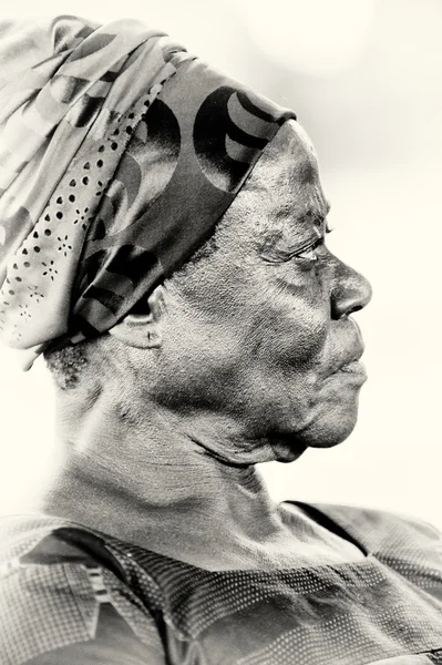 Intressant bild av en ghanansk kvinna — Stockfoto