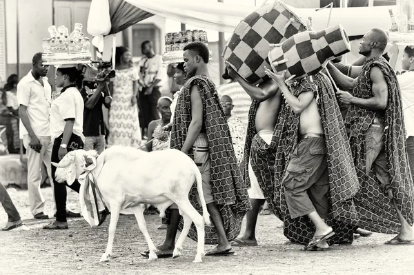 Su, keçiler, kavanoz Gana — Stok fotoğraf