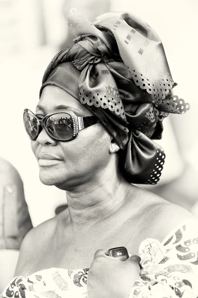 Прогрессивная женщина из Ганы — стоковое фото