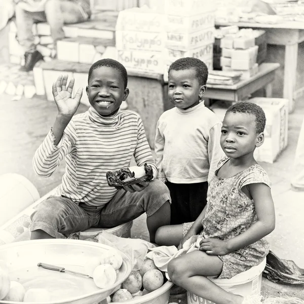 Crianças bonitos de Gana — Fotografia de Stock