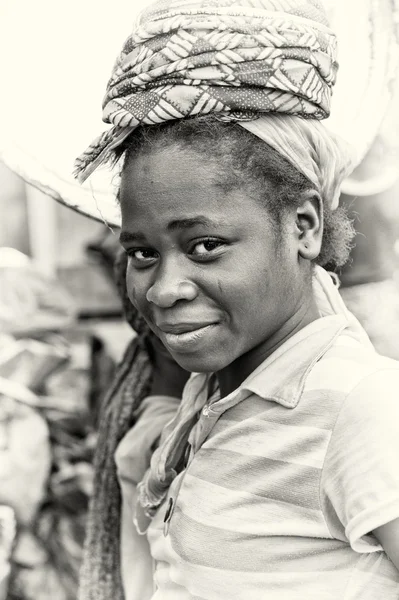 Carina signora ghanese — Foto Stock