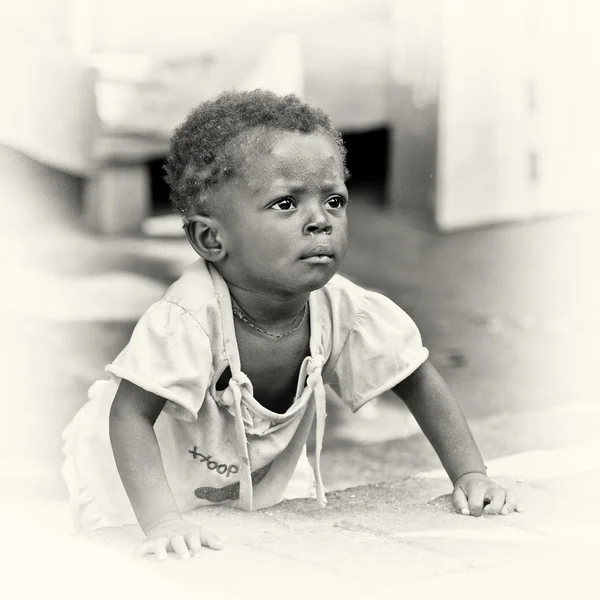 Pequeno menino frim Gana — Fotografia de Stock