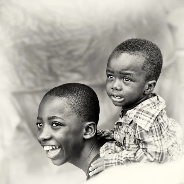 Two Ghanaian brothers — Stock Photo, Image
