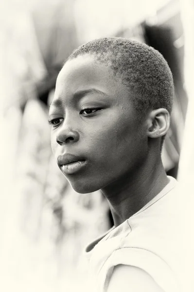 Портрет женщины из Ганы — стоковое фото