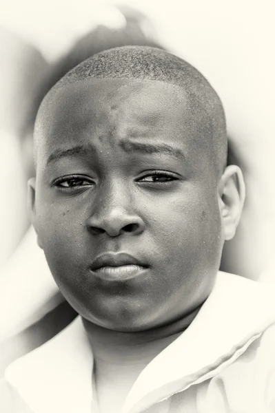 En pojke från ghana — Stockfoto