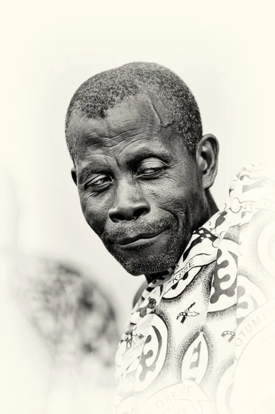 En man från ghana med skägg — Stockfoto
