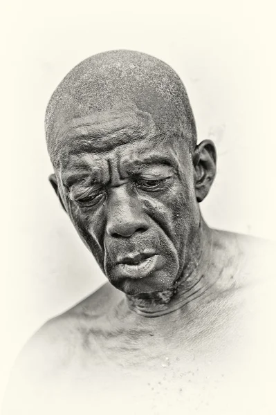 Un hombre ghanés calorífico — Foto de Stock