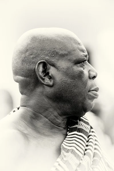 Ein Profil eines Mannes aus Ghanas — Stockfoto