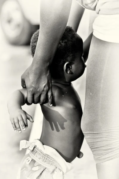 Kleine baby uit ghana — Stockfoto
