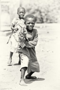 Gana'lı bir çocuk mutlu
