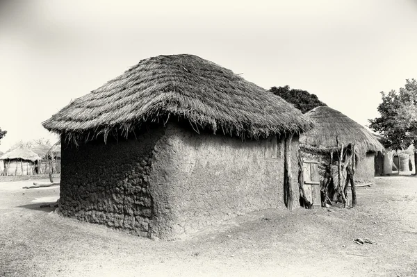 Kleine ghanaische Häuser — Stockfoto