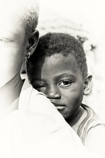 Mały chłopiec dziecko z Ghany — Zdjęcie stockowe