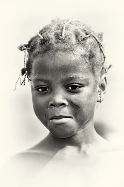 Little baby girl from Ghana — Stock Photo, Image