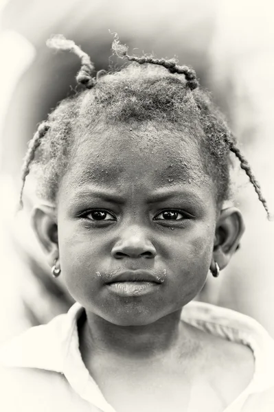 Liten flicka från ghana — Stockfoto