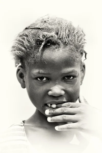 Ett porträtt av en kvinna från ghana — Stockfoto