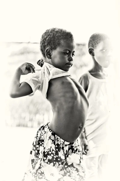 来自加纳的小女孩 — 图库照片