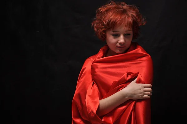 stock image Girl in Red