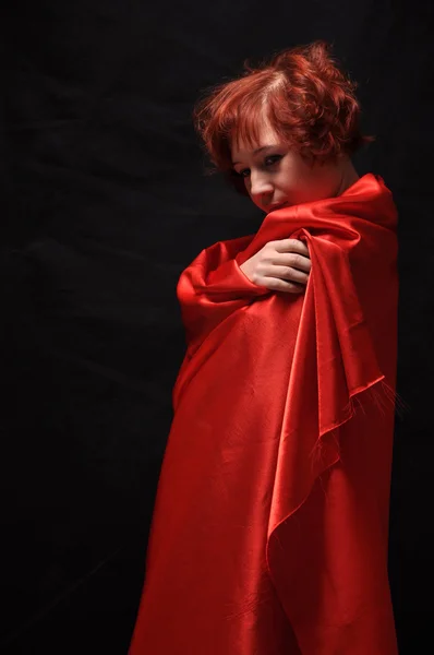 Stock image Girl in Red