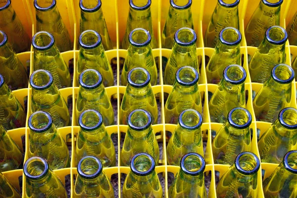 Порожні пляшки — стокове фото