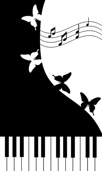 Черно-белое фортепиано Лицензионные Стоковые Изображения