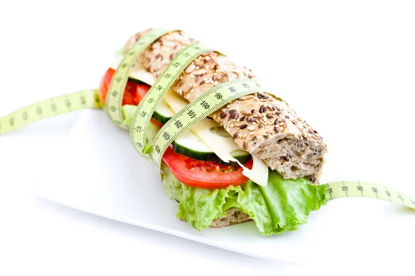 Dietní sendvičové — Stock fotografie