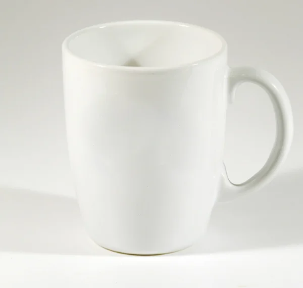 Bílý pohár — Stock fotografie