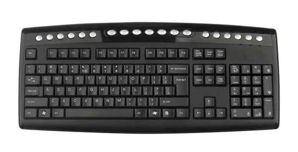 黑色键盘 — 图库照片