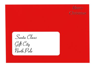 Letter to Santa Claus. clipart