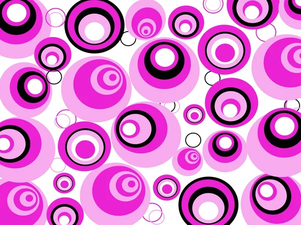 Cercles fous en cercles Résumé — Image vectorielle