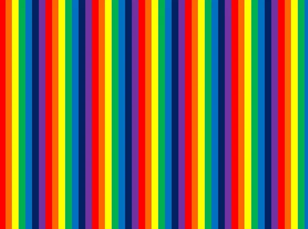 虹のストライプ — ストックベクタ