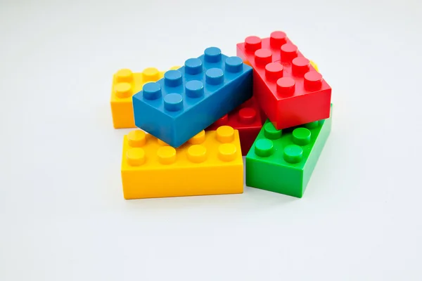 Farbenfrohe Darstellung von Lego — Stockfoto