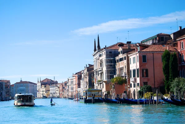 Wielki kanał w Wenecji. — Zdjęcie stockowe