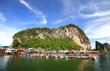 Panyee Island in Phang Nga Province, Thailand clipart