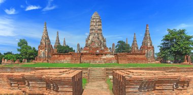 Chaiwattanaram temple in Ayutthaya Historical Park, Thailand clipart