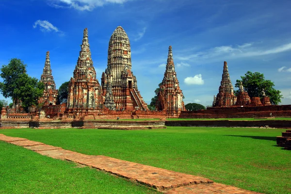 stock image Chaiwattanaram temple in Ayutthaya Historical Park, Thailand