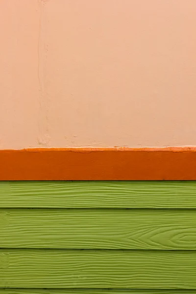 stock image Red orange and green wall