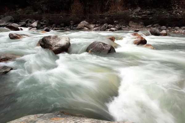 stock image Waterfall, Lake, Lachungchu River in Sikkim, India