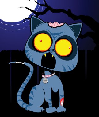 Zom Cat clipart