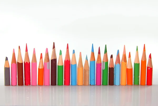Kurze Bleistifte — Stockfoto