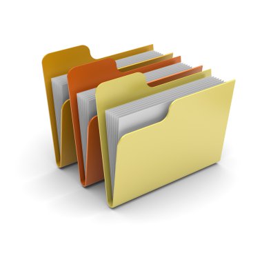 Folders clipart