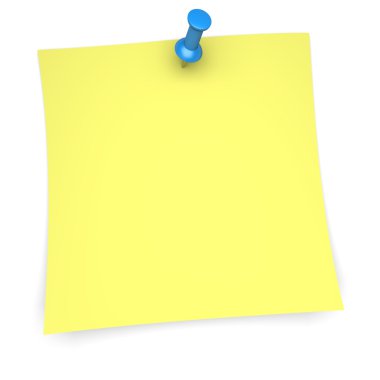 Paper note clipart