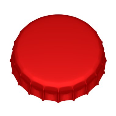Red beer cap clipart